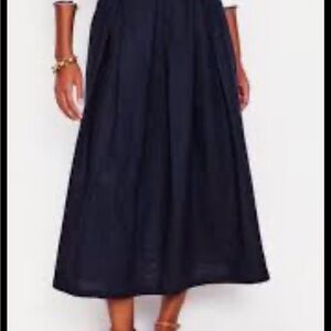 J. Crew Deep Blue Maxi Skirt